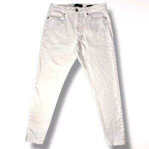 Banana Republic White Skinny Jeans Mid Rise Petite 28